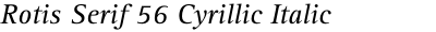 Rotis Serif 56 Cyrillic Italic